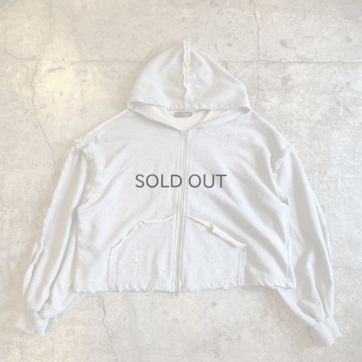 画像1: 【Wiz&Witch】"DIRTY BEAUTIFUL" DOUBLE ZIP UP SWEAT PARKA / OS (1)