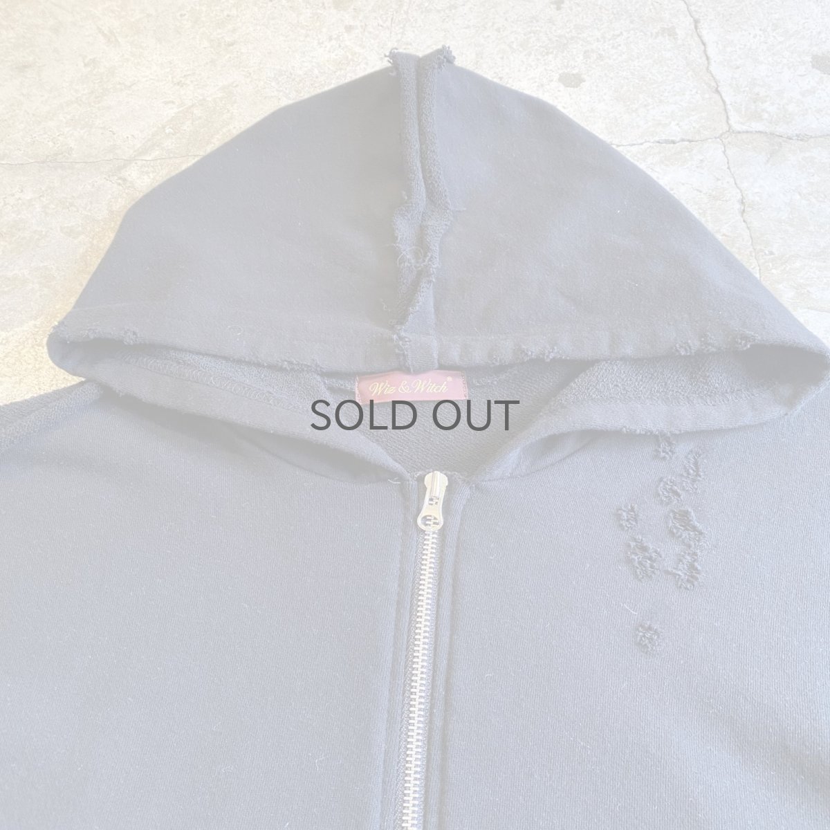 画像4: 【Wiz&Witch】"DIRTY BEAUTIFUL" DOUBLE ZIP UP SWEAT PARKA / OS (4)