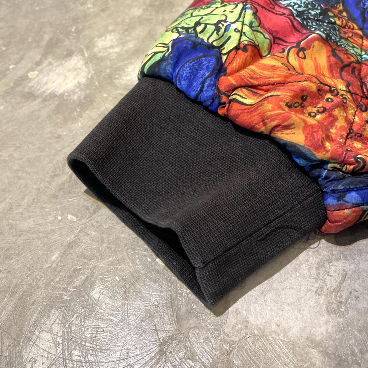 画像7: 90's~ ALL OVER ART FLORAL PATTERN ZIP UP JACKET / Mens L (7)