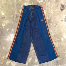画像1: 【Wiz&Witch】"UNITED" SPORTY DENIM PANTS / OS (1)