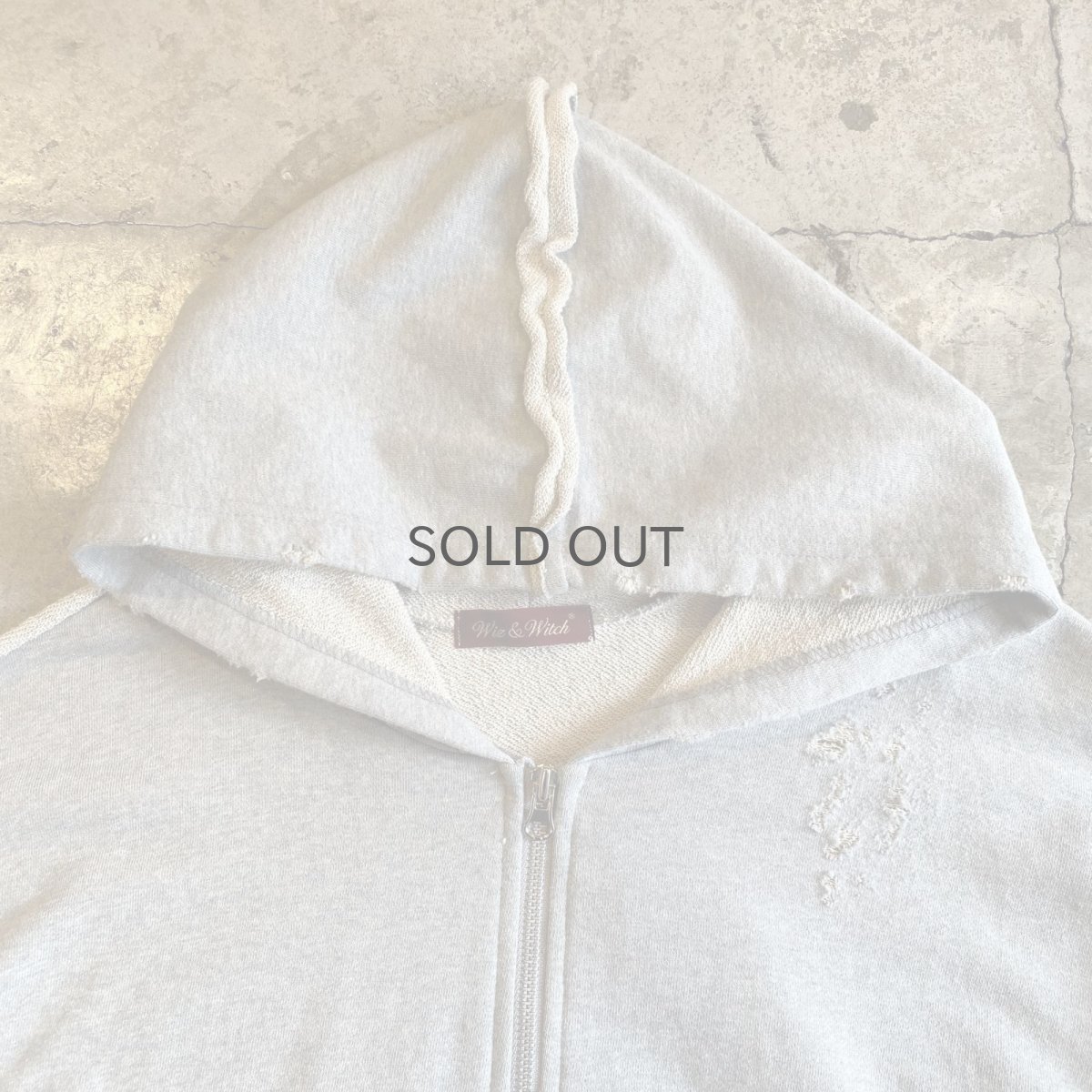 画像4: 【Wiz&Witch】"DIRTY BEAUTIFUL" DOUBLE ZIP UP SWEAT PARKA / OS (4)