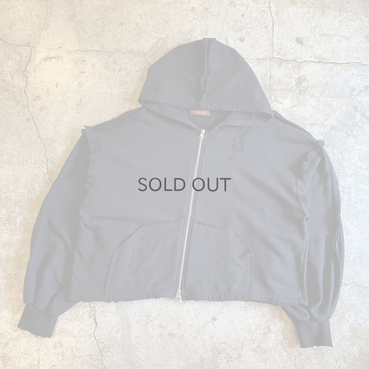 画像1: 【Wiz&Witch】"DIRTY BEAUTIFUL" DOUBLE ZIP UP SWEAT PARKA / OS (1)