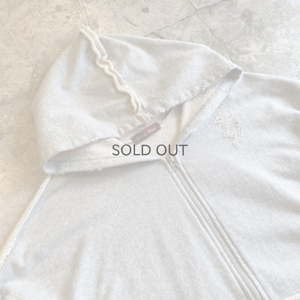 画像3: 【Wiz&Witch】"DIRTY BEAUTIFUL" DOUBLE ZIP UP SWEAT PARKA / OS (3)