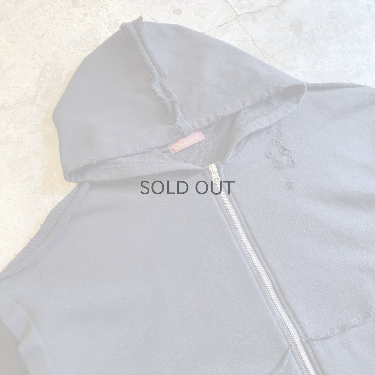 画像3: 【Wiz&Witch】"DIRTY BEAUTIFUL" DOUBLE ZIP UP SWEAT PARKA / OS (3)