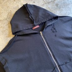 画像3: 【Wiz&Witch】"DIRTY BEAUTIFUL" DOUBLE ZIP UP SWEAT PARKA / OS (3)