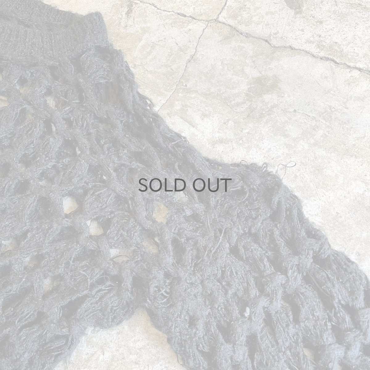 画像10: VOLUME SLEEVE SHORT DESIGN LOWGAUGE KNIT TOPS / Ladies L (10)