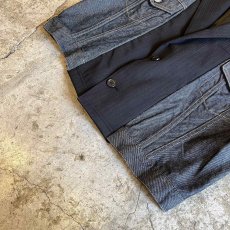 画像4: 【Wiz&Witch】"UNITED" OPEN SHOULDER DENIM TAYLOR JACKET / OS (4)