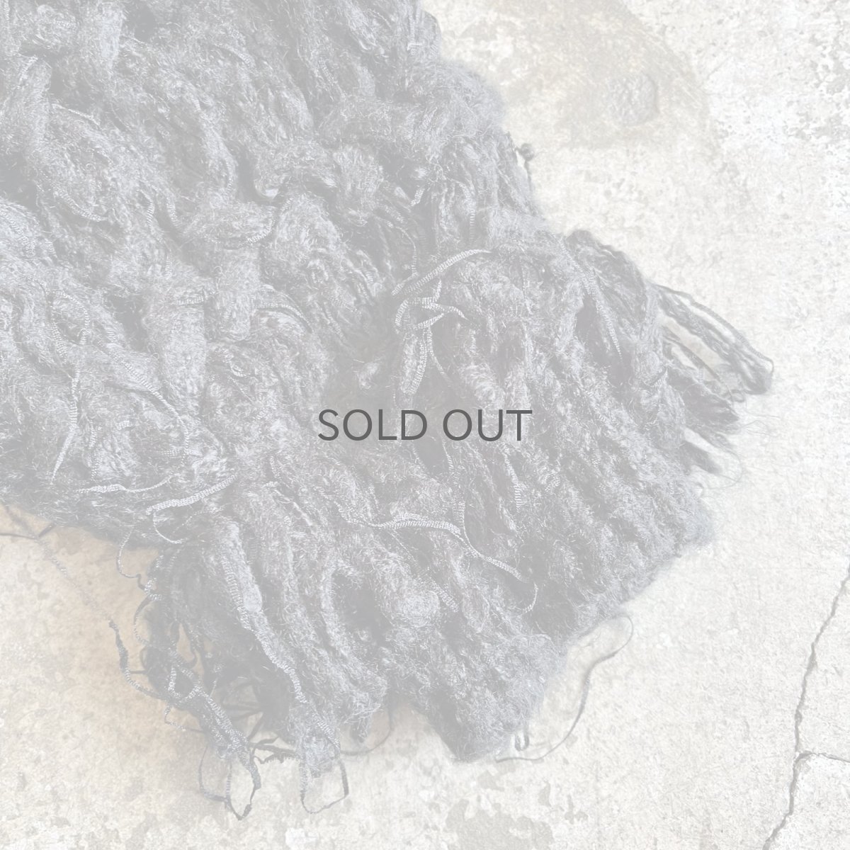 画像6: VOLUME SLEEVE SHORT DESIGN LOWGAUGE KNIT TOPS / Ladies L (6)