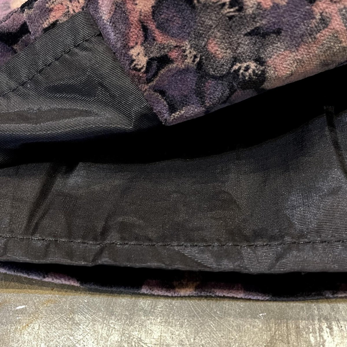 画像8: ALL OVER FLORAL PATTERN VELOUR TAILORED JACKET / Mens S (8)