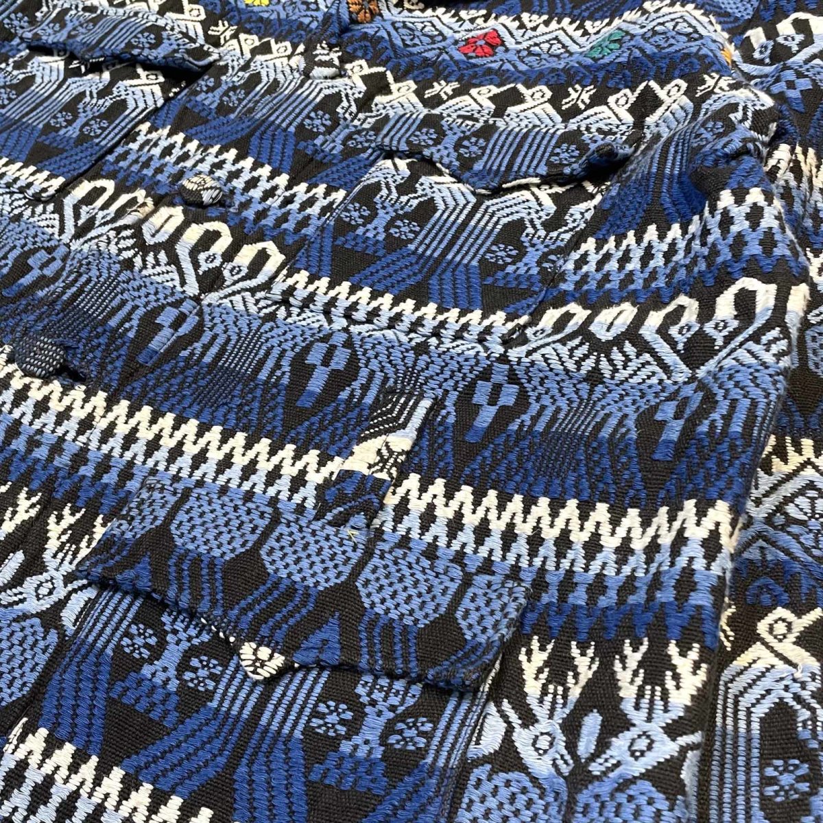 画像10: ART BORDER PATTERN MULTI POCKET GOBELIN JACKET / Mens L (10)