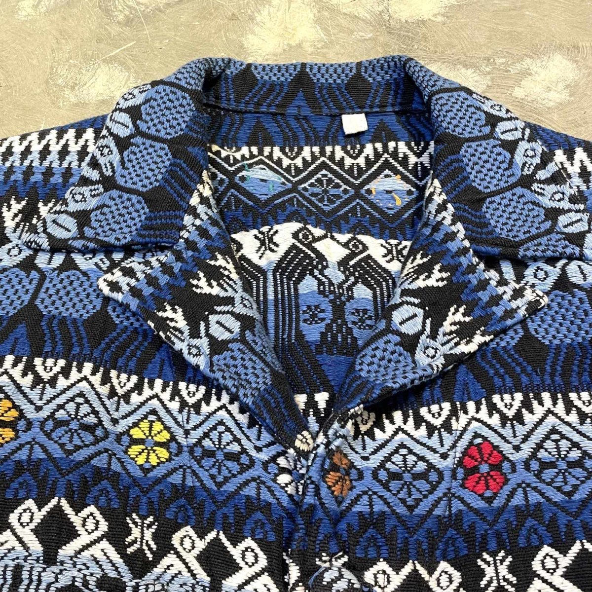 画像11: ART BORDER PATTERN MULTI POCKET GOBELIN JACKET / Mens L (11)