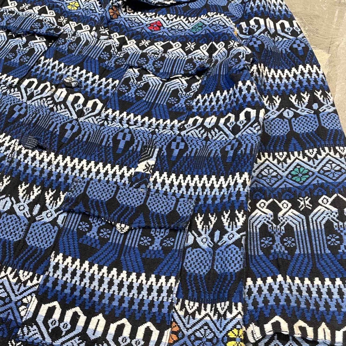 画像6: ART BORDER PATTERN MULTI POCKET GOBELIN JACKET / Mens L (6)