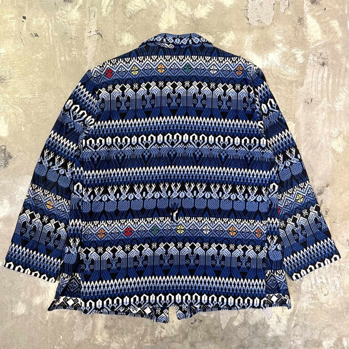 画像2: ART BORDER PATTERN MULTI POCKET GOBELIN JACKET / Mens L (2)