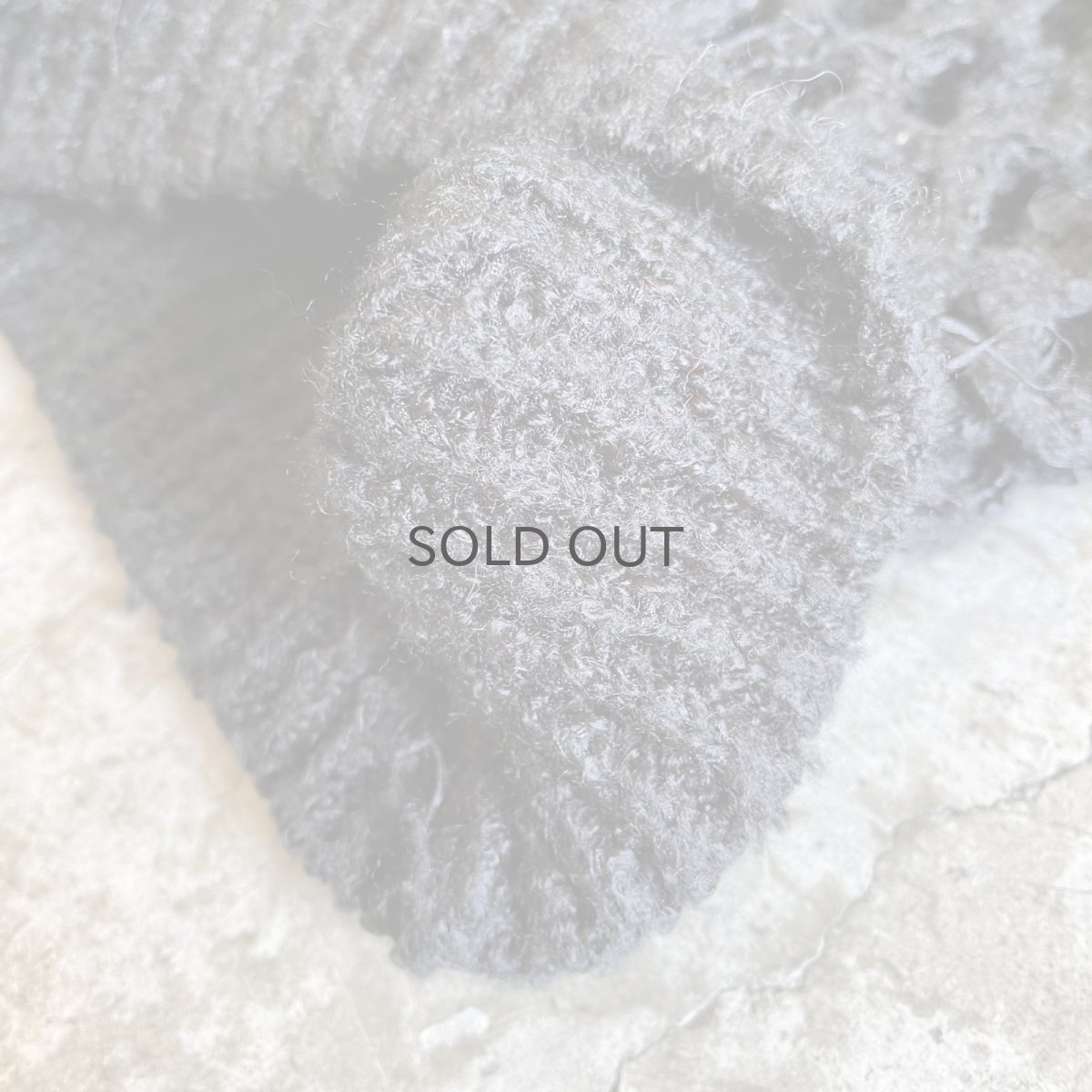 画像5: VOLUME SLEEVE SHORT DESIGN LOWGAUGE KNIT TOPS / Ladies L (5)