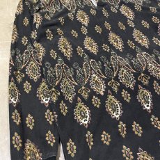 画像5: 【CHAPS RALPH LAUREN】ALL OVER PATTERN HALF BUTTON L/S SHIRT / Mens L(XL) (5)