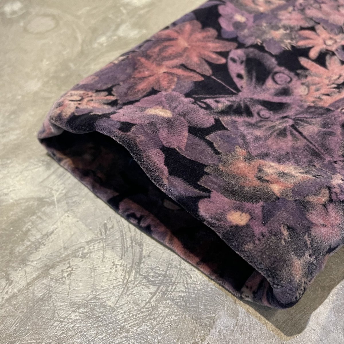 画像7: ALL OVER FLORAL PATTERN VELOUR TAILORED JACKET / Mens S (7)