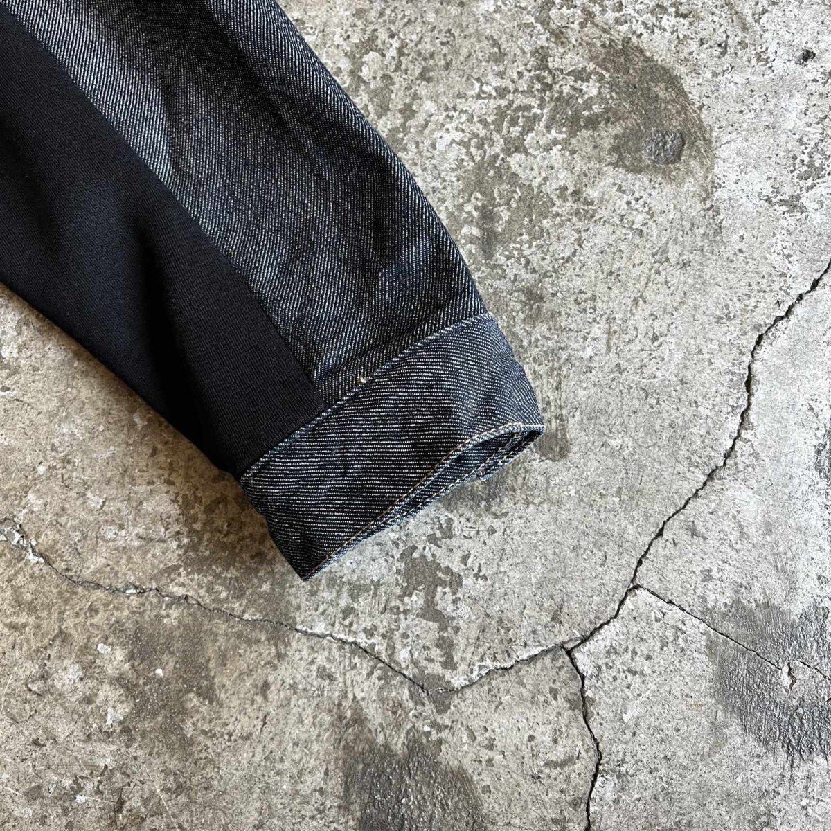 画像6: 【Wiz&Witch】"UNITED" OPEN SHOULDER DENIM TAYLOR JACKET / OS (6)