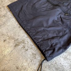 画像5: OLD BLACK COLOR FRONT BIG POCKET DESIGN ANORAK HOODIE / Ladies L / MADE IN USA (5)