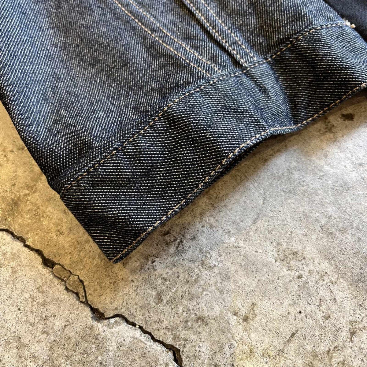 画像3: 【Wiz&Witch】"UNITED" OPEN SHOULDER DENIM TAYLOR JACKET / OS (3)