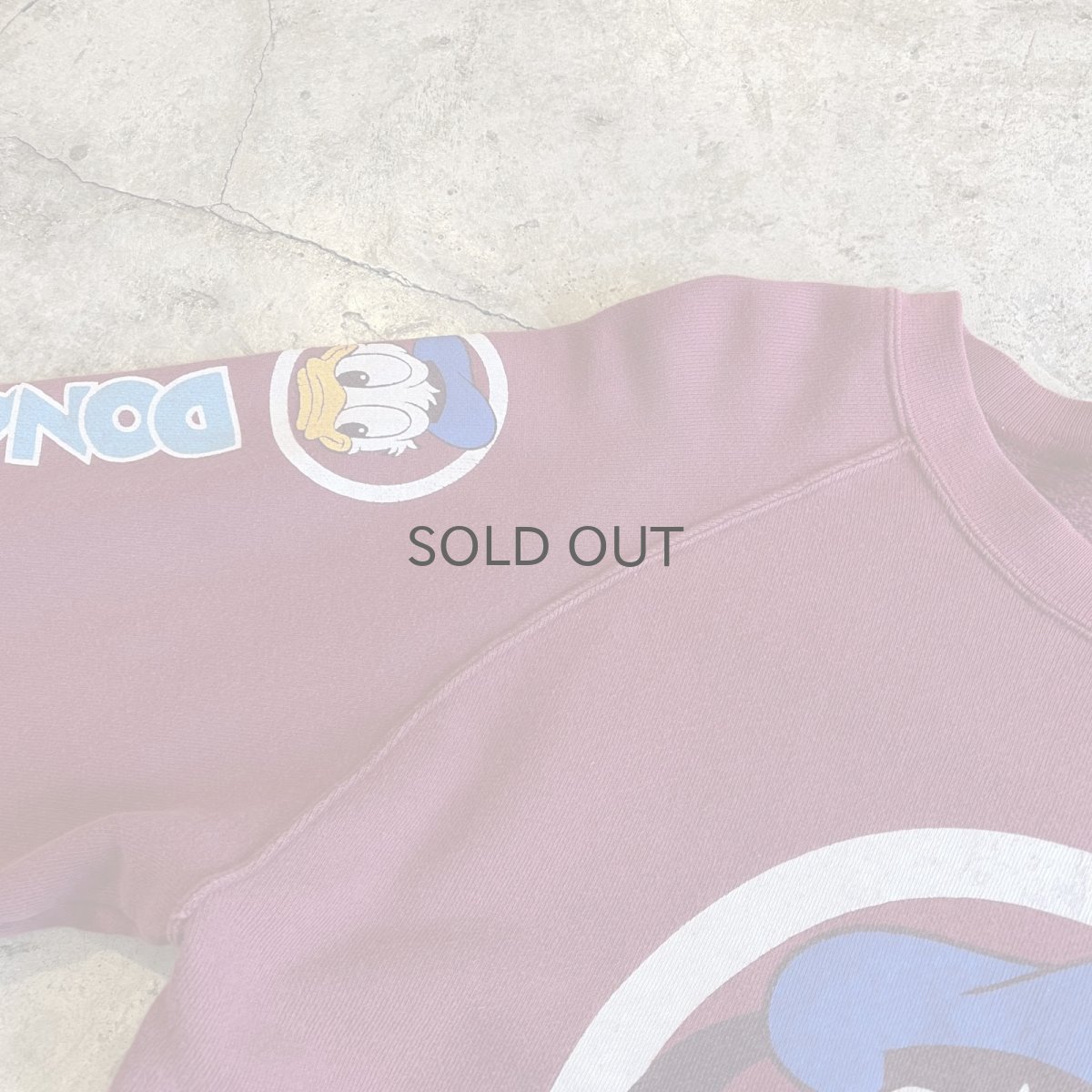 画像11: OLD 3 LOCATIONS "DONALD DUCK" PRINTED DESIGN L/S SWEAT / Ladies M (11)