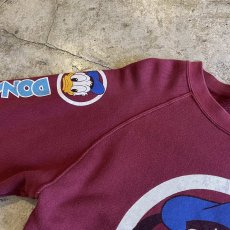 画像11: OLD 3 LOCATIONS "DONALD DUCK" PRINTED DESIGN L/S SWEAT / Ladies M (11)