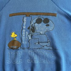 画像10: OLD FRONT  "SNOOPY×WOODSTOCK" PRINTED DESIGN L/S SWEAT / Ladies M (10)