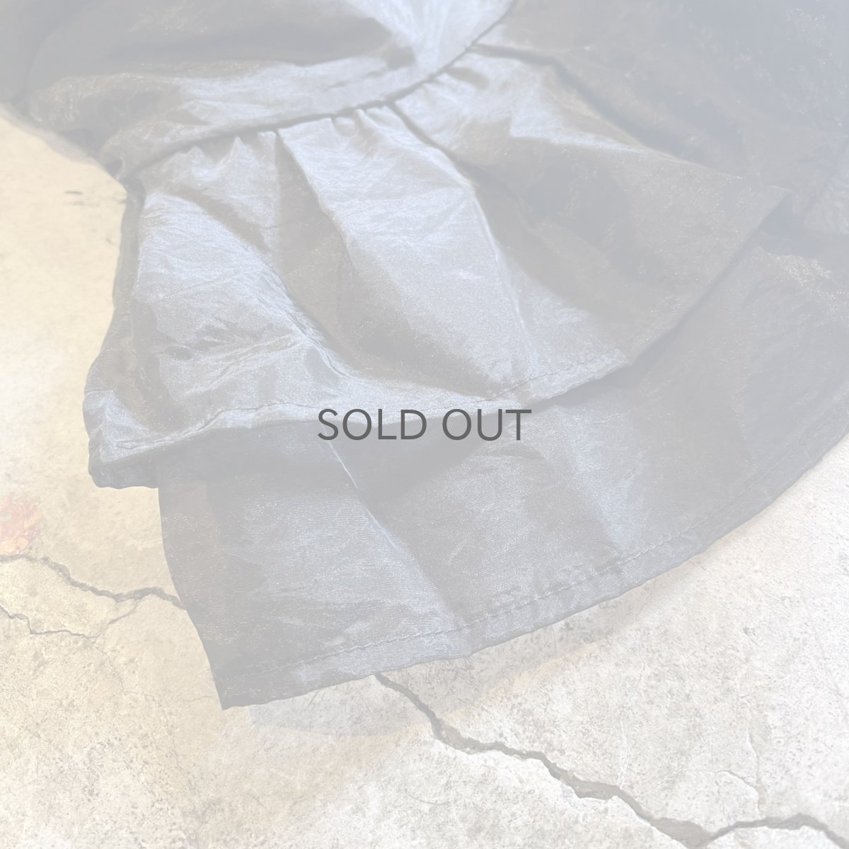 画像3: BLACK COLOR GATHER DOUBLE ZIP DESIGN SHEER N/S TOPS / Ladies M (3)