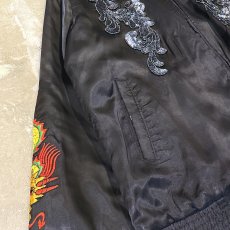 画像5: SPANGLES & GRAPHIC EMBROIDERY ZIP UP JACKET / Mens L (5)