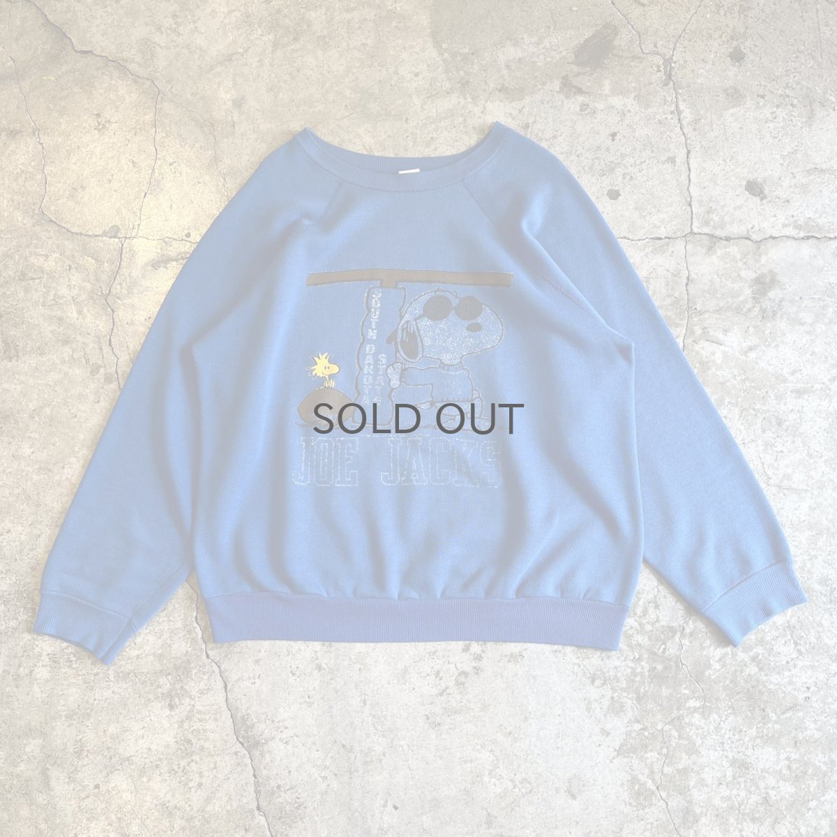 画像1: OLD FRONT  "SNOOPY×WOODSTOCK" PRINTED DESIGN L/S SWEAT / Ladies M (1)