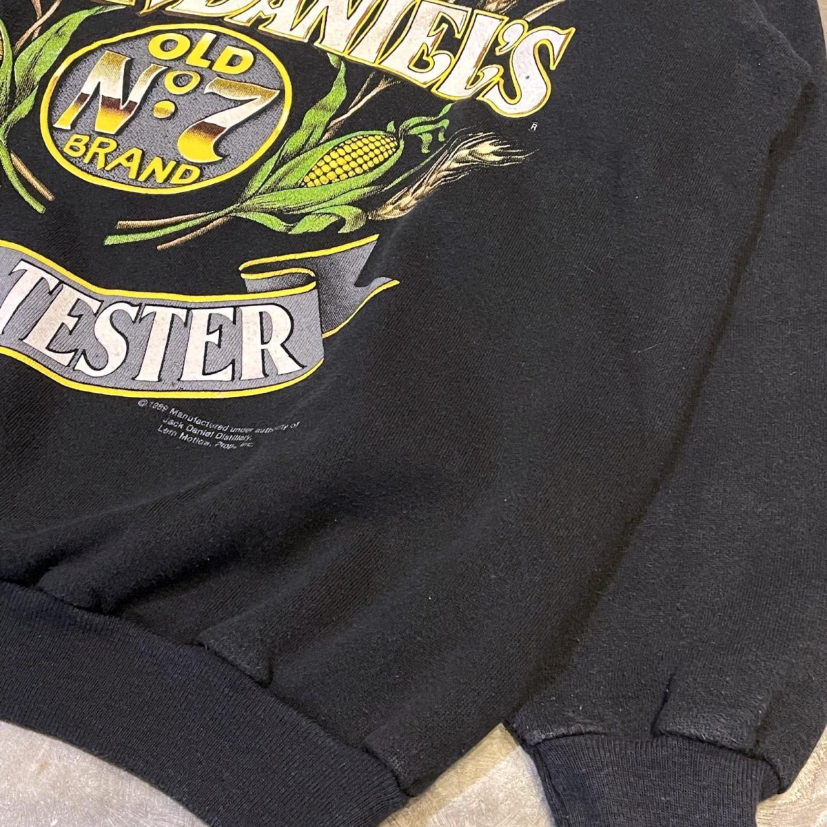 画像6: 80's "JACK DANIEL'S" PRINTED RAGLAN SLEEVE SWEAT / Mens XL (6)