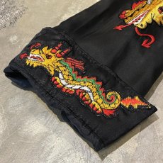 画像7: SPANGLES & GRAPHIC EMBROIDERY ZIP UP JACKET / Mens L (7)