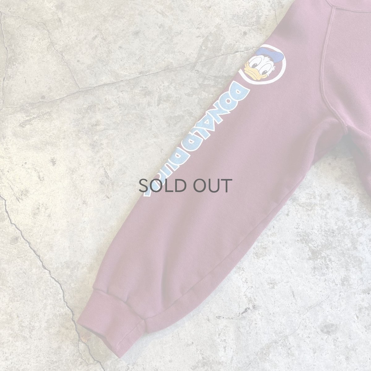 画像7: OLD 3 LOCATIONS "DONALD DUCK" PRINTED DESIGN L/S SWEAT / Ladies M (7)