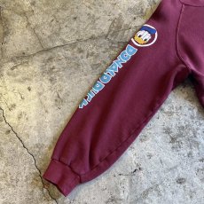 画像7: OLD 3 LOCATIONS "DONALD DUCK" PRINTED DESIGN L/S SWEAT / Ladies M (7)