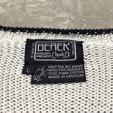 画像10: NATIVE GRAPHIC PATTERN HANDKNIT CARDIGAN / Mens L (10)