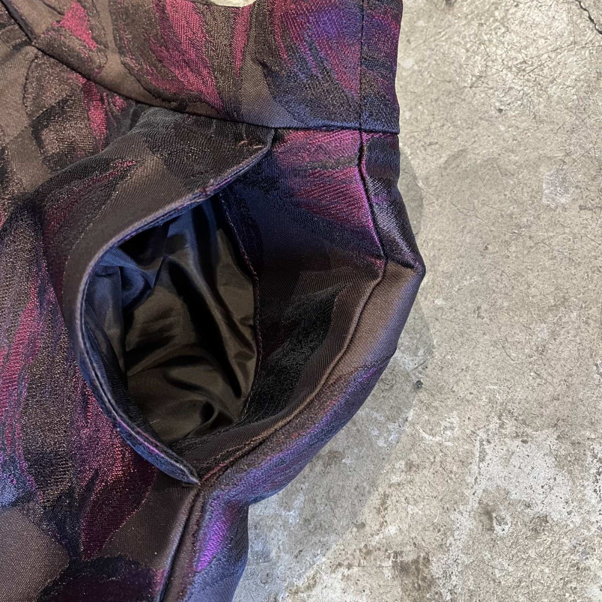 画像9: ALL OVER REEF PATTERN DESIGN WIDE PANTS / W29 (9)