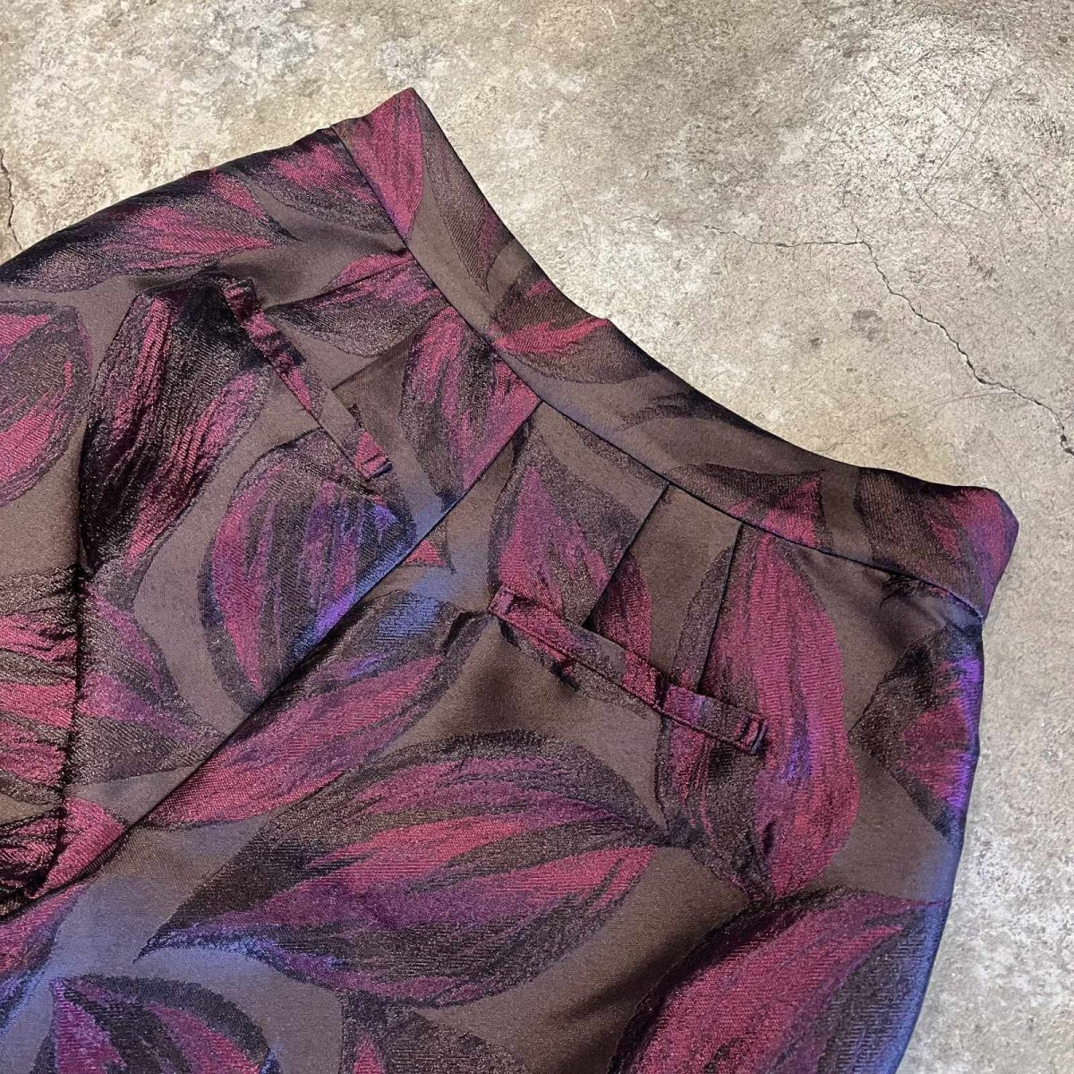 画像11: ALL OVER REEF PATTERN DESIGN WIDE PANTS / W29 (11)