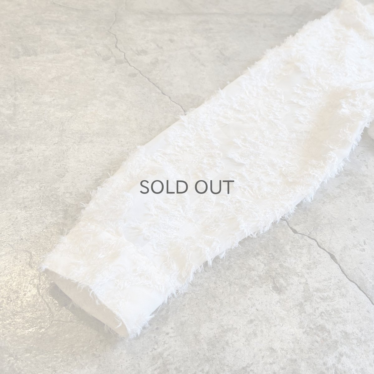 画像8: ALL OVER FLORAL SHAGGY PATTERN DESIGN SHEER SHIRT / Ladies L (8)