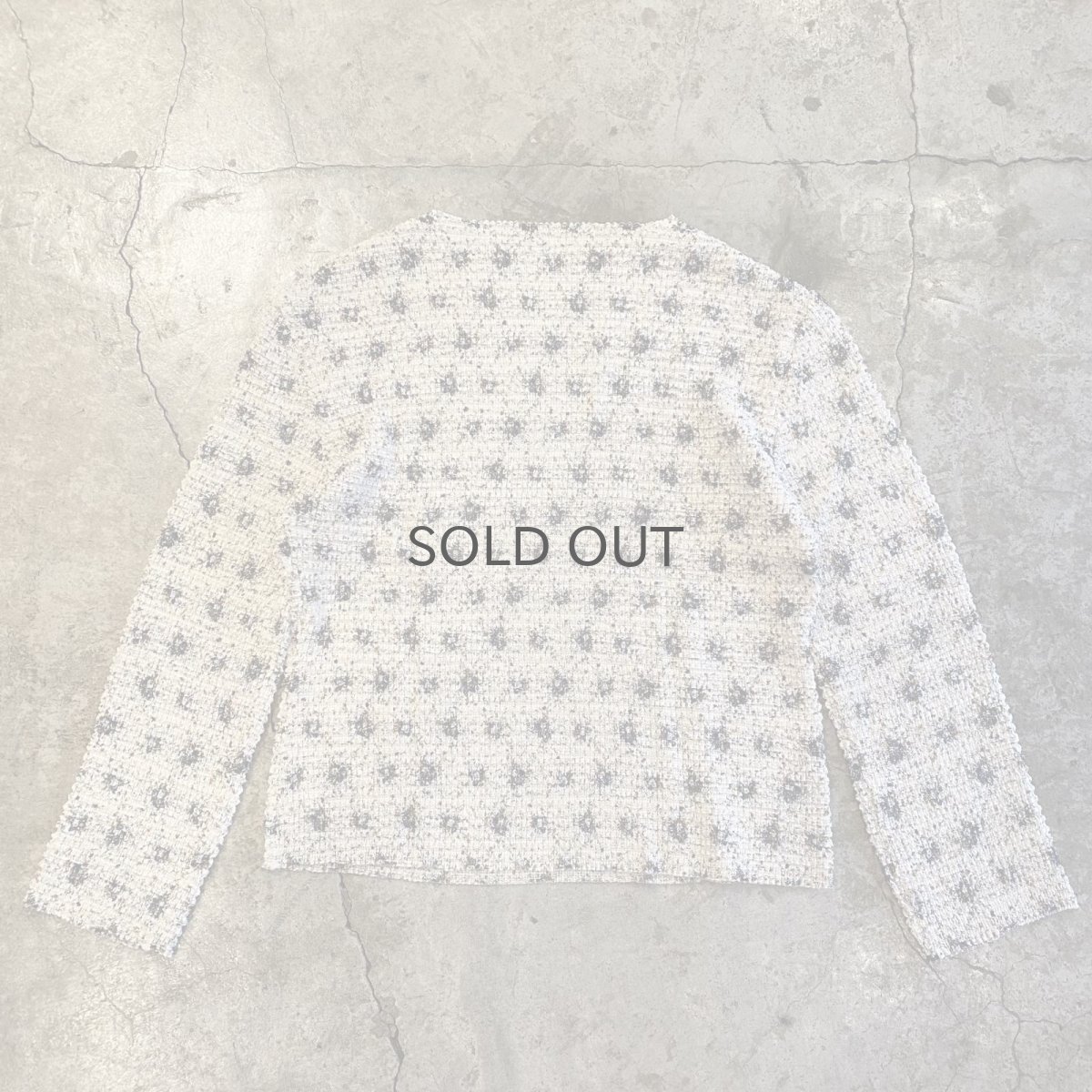 画像2: ALL OVER PATTERN POPCORN DESIGN L/S TOPS / Ladies M~L (2)