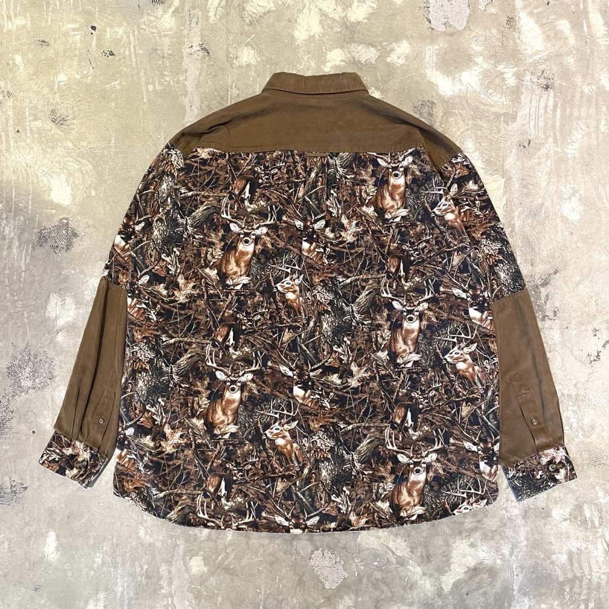 画像2: DEER CAMOUFLAGE PATTERN SWITCHED L/S SHIRT / Mens XL (2)