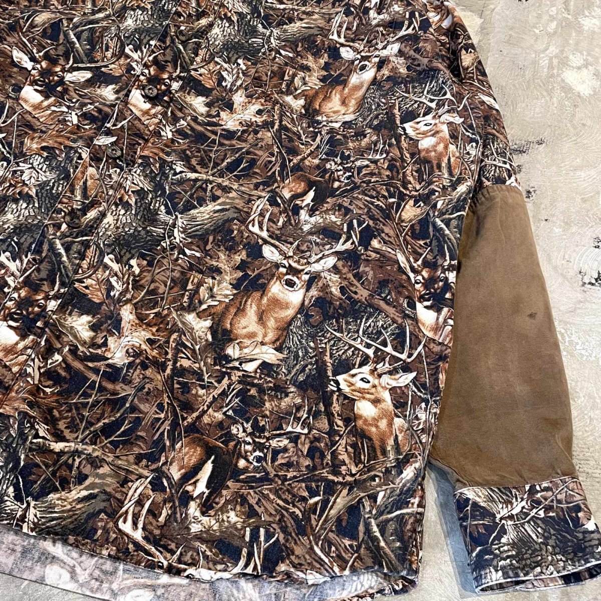 画像6: DEER CAMOUFLAGE PATTERN SWITCHED L/S SHIRT / Mens XL (6)