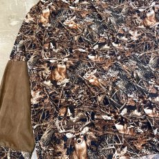 画像5: DEER CAMOUFLAGE PATTERN SWITCHED L/S SHIRT / Mens XL (5)