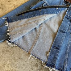 画像8: 【Wiz&Witch】"WANDERER" NO COLLAR ZIP UP DENIM JACKET / OS (8)
