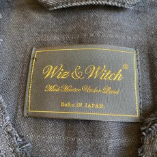 画像13: 【Wiz&Witch】"WANDERER" NO COLLAR ZIP UP DENIM JACKET / OS (13)