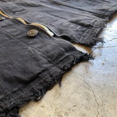画像12: 【Wiz&Witch】"WANDERER" NO COLLAR ZIP UP DENIM JACKET / OS (12)