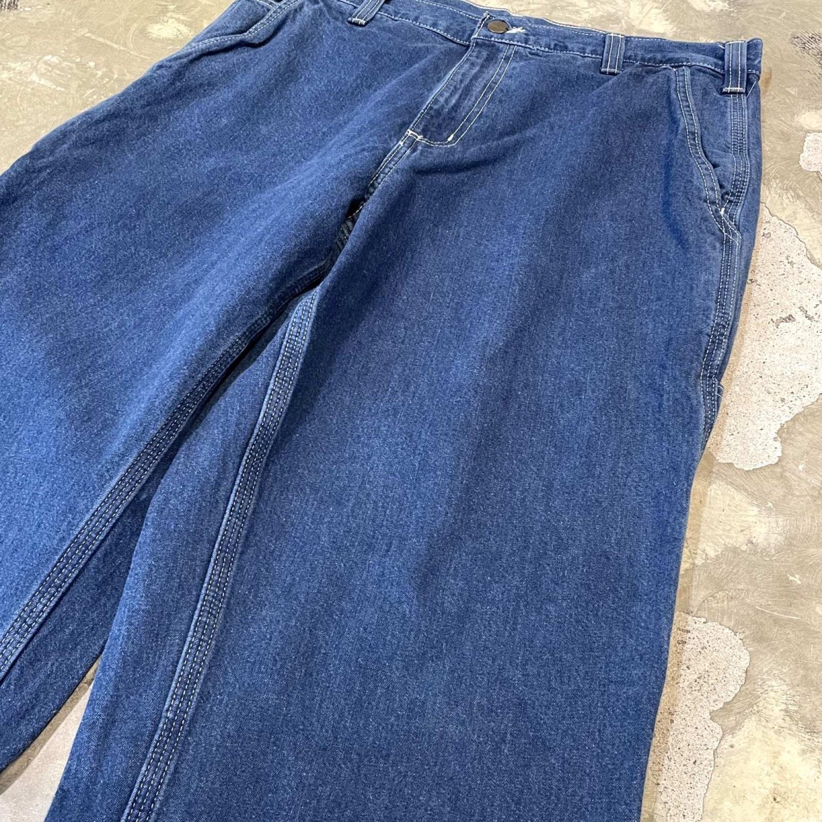 画像4: 【CARHARTT】WIDE SILHOUETTE DENIM WORK PANTS / W33 (4)