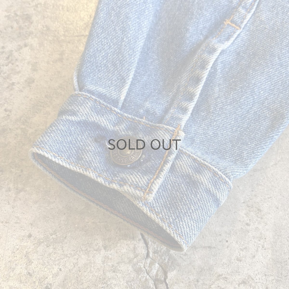 画像11: 【Wiz&Witch】"WANDERER" NO COLLAR ZIP UP DENIM JACKET / OS (11)