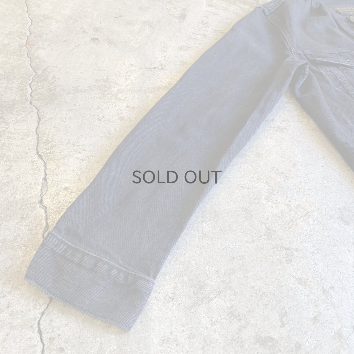 画像8: 【Wiz&Witch】"WANDERER" NO COLLAR ZIP UP DENIM JACKET / OS (8)