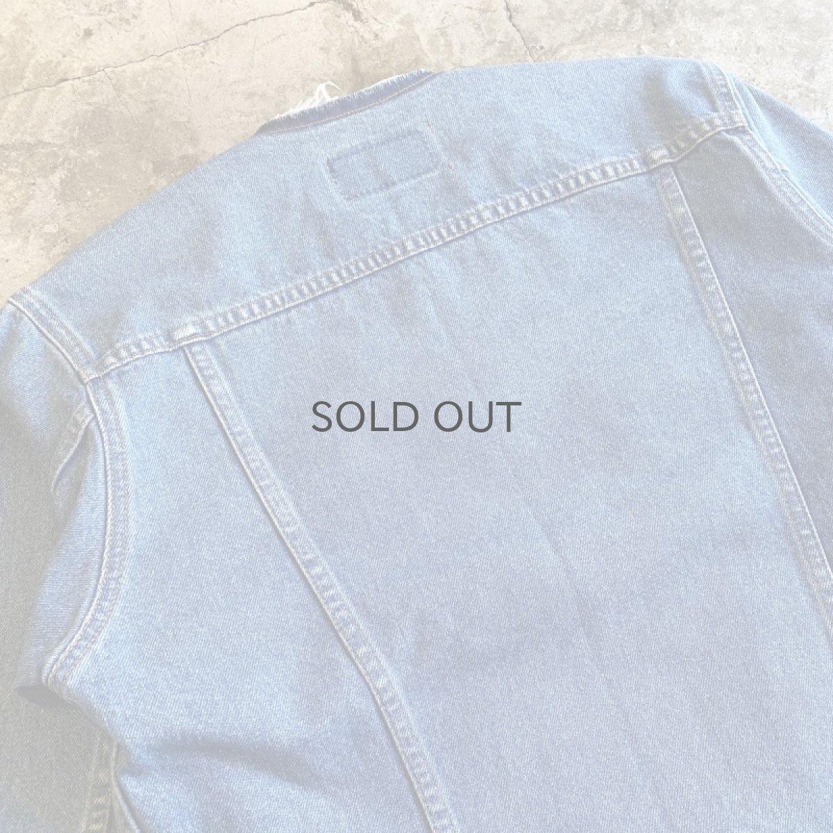 画像10: 【Wiz&Witch】"WANDERER" NO COLLAR ZIP UP DENIM JACKET / OS (10)