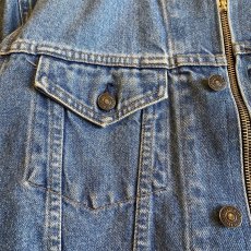画像4: 【Wiz&Witch】"WANDERER" NO COLLAR ZIP UP DENIM JACKET / OS (4)