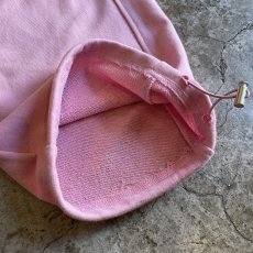 画像9: PINK COLOR DRAW CORD DESIGN SWEAT PANTS / FREE~W33 (9)